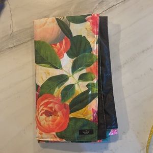 Kate Spade lined floral table cloth 59 x 53”